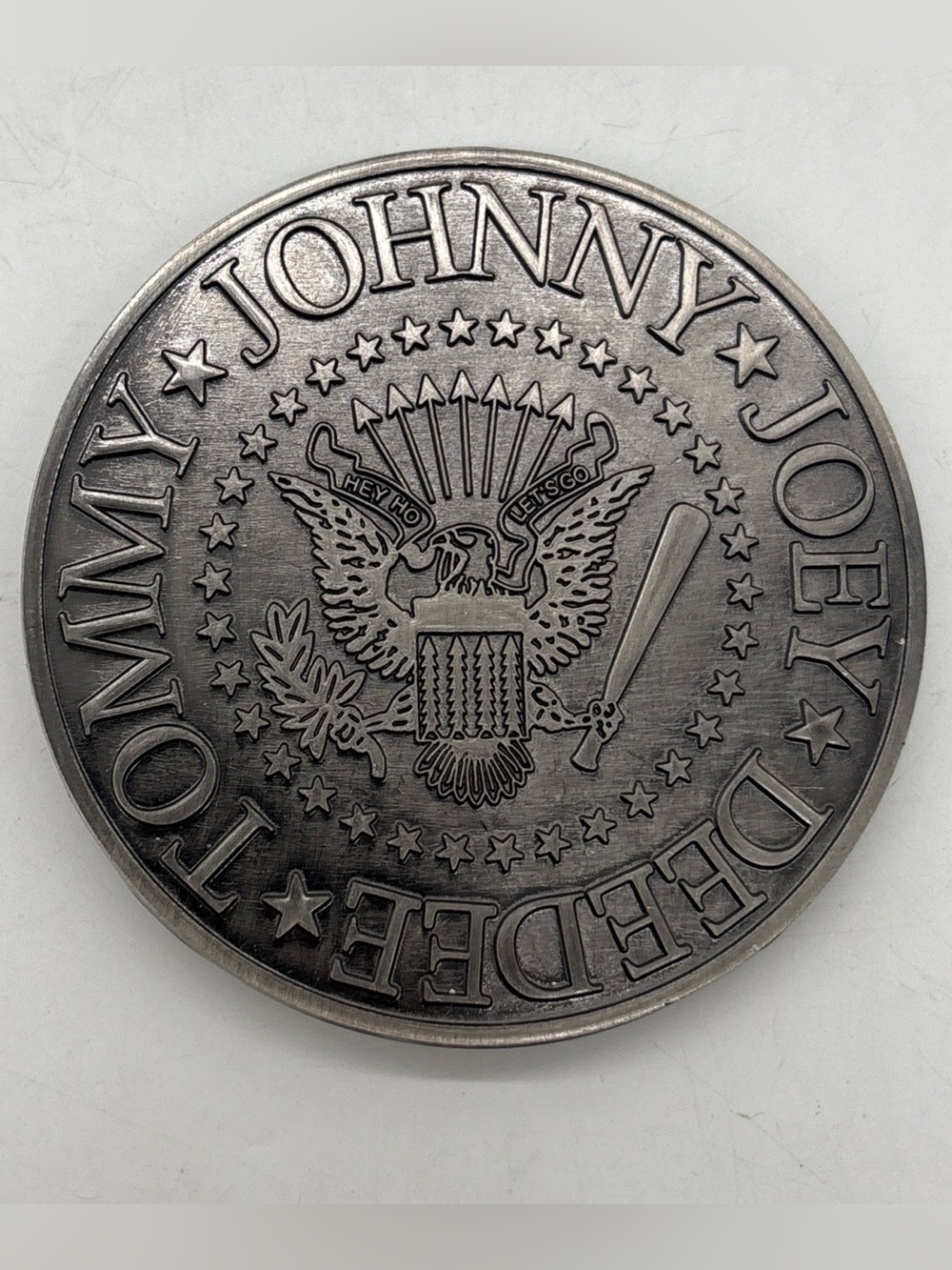 Vintage Ramones Belt Buckle Tommy Johnny Joey Dee Dee 2 3/4" 2005 Hey Ho